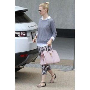 ELLA  MOSS Capris CUFFED Pocket CROPPED Pants ROSA FLORA Rayon ( XS )